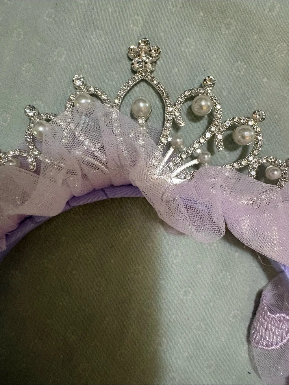 Kids Tiara Headband Set - Pastel Pink, Blue, Purple & Cream